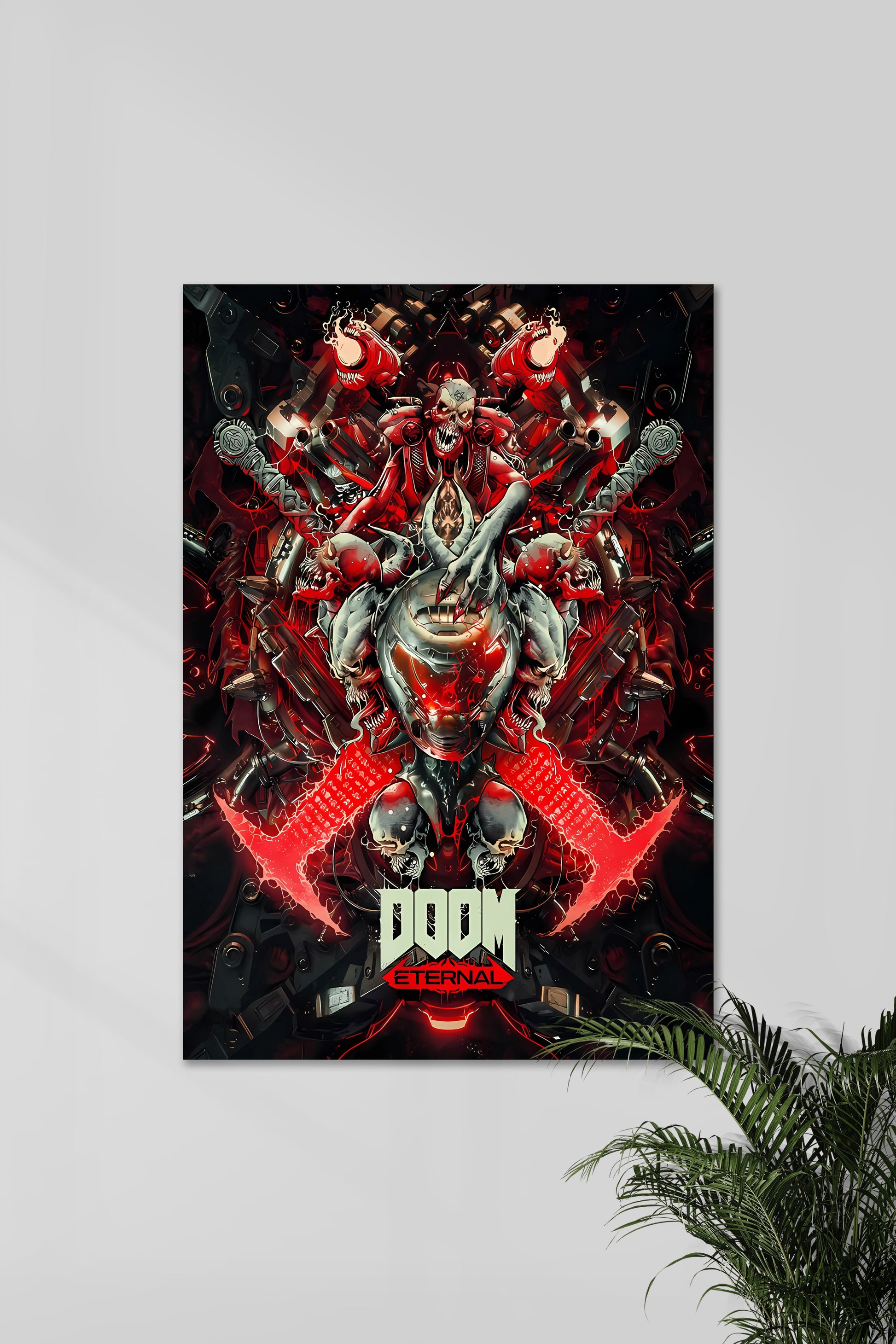 DOOM Eternal Muurdecoratie | Wanddecoratie Poster | Gaming Schilderijen & Canvas Kunst | Kunst