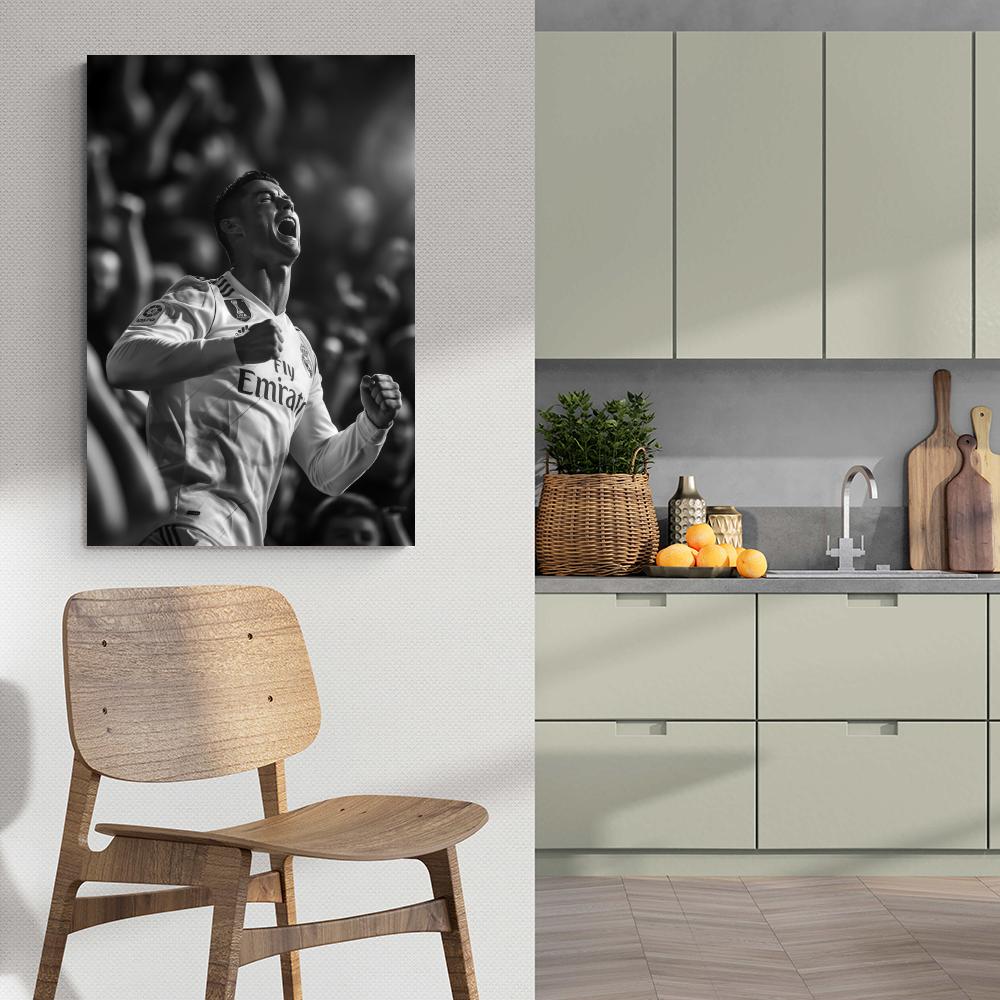 Cristiano Ronaldo | Real Madrid | Iconische Sports Poster | Muurdecoratie | Wanddecoratie | Schilderijen