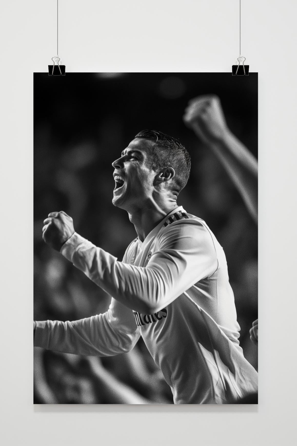 Cristiano Ronaldo Poster | Iconisch Doelpunt Moment | Wanddecoratie | Voetbal Legende | Kwalitatieve Muurdecoratie