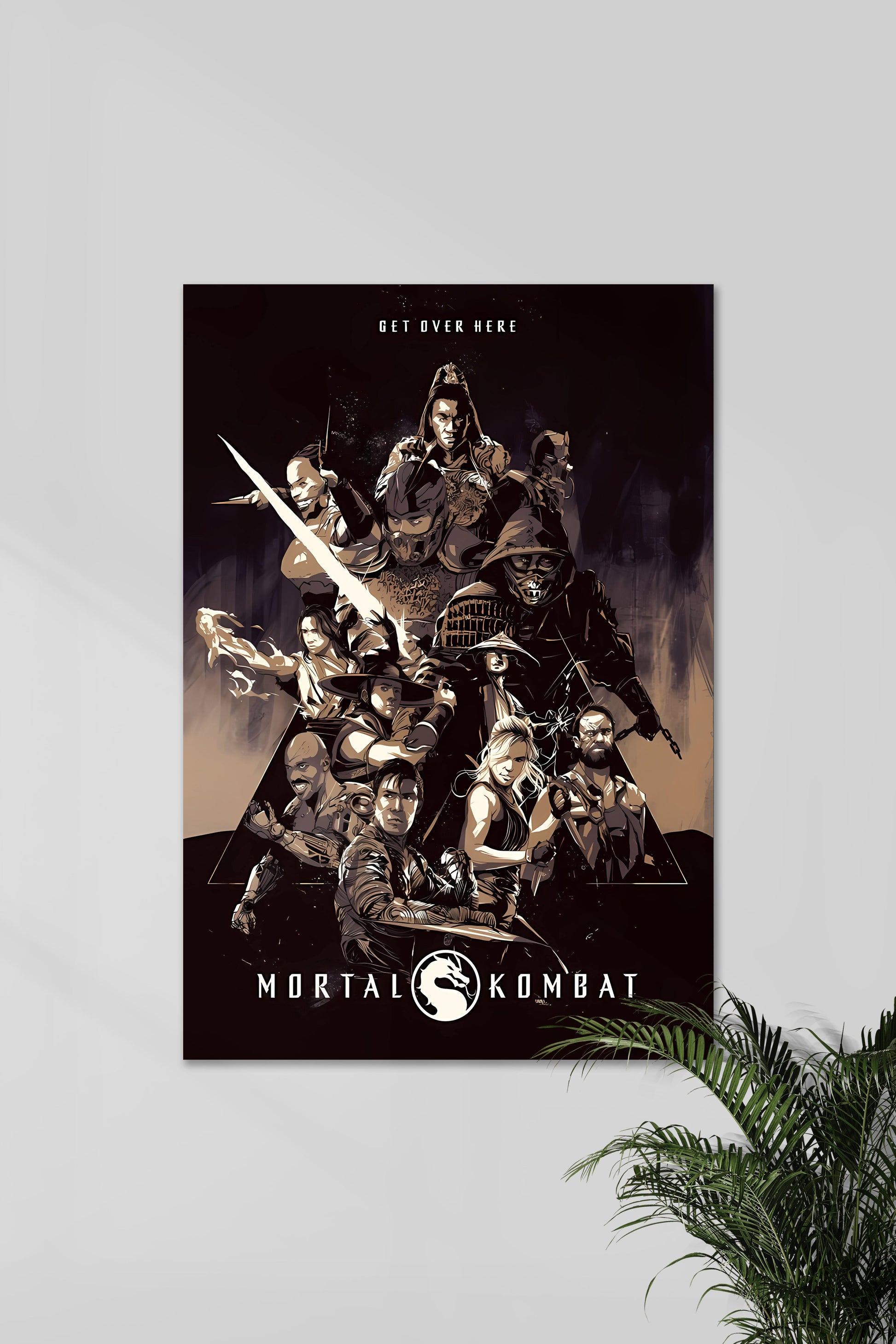GET OVER HERE | MORTAL KOMBAT posters | Game muurdecoratie | Wanddecoratie kunst | Visuele prenten