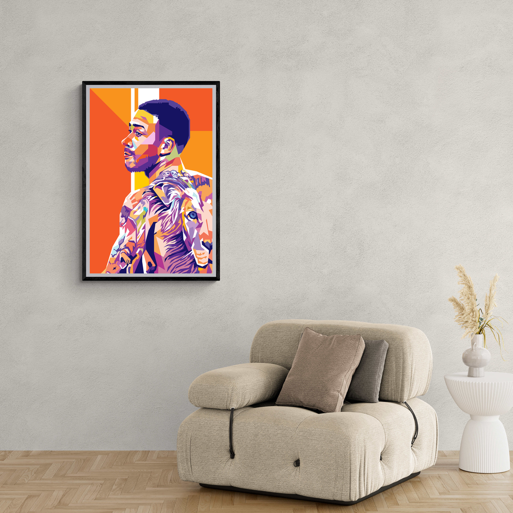 Memphis Depay | Sport Posters | Inspirerende Wanddecoratie | Hoogwaardige Print | Muurdecoratie Kunst
