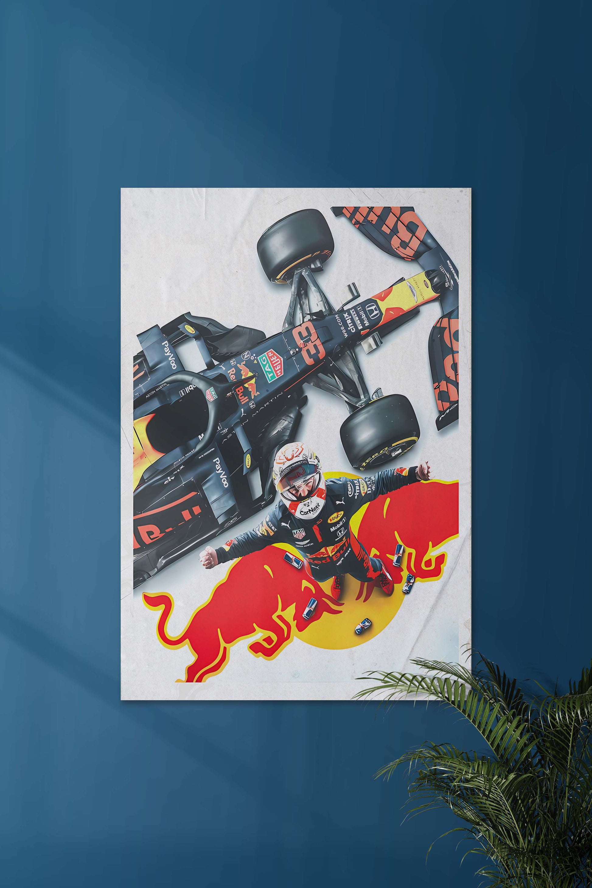 Max Verstappen x REDBULL | Formula One | F1 Wanddecoratie | Muurdecoratie | Posters | Schilderijen