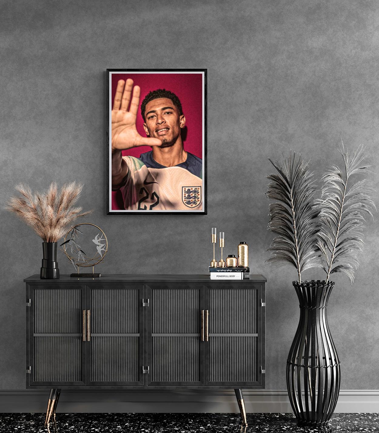 Jude Bellingham Poster | Voetbal Muurdecoratie | Wanddecoratie Voetbal | Cadeautip voor Fans | Posters