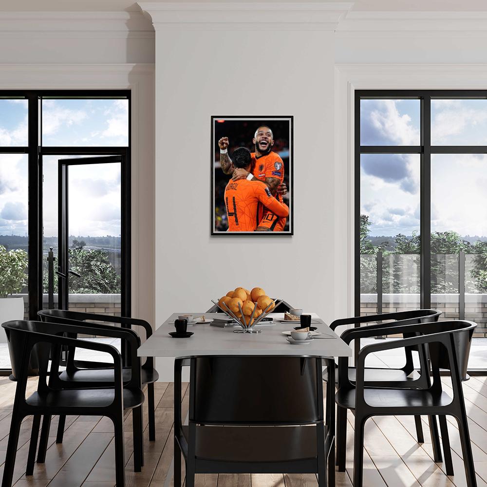 Memphis & Virgil Poster | Muurdecoratie Kunst | Schilderij voor Woonkamer en Kantoor | Wanddecoratie | Kleurrijk Design | Uniek Interieur Stijl