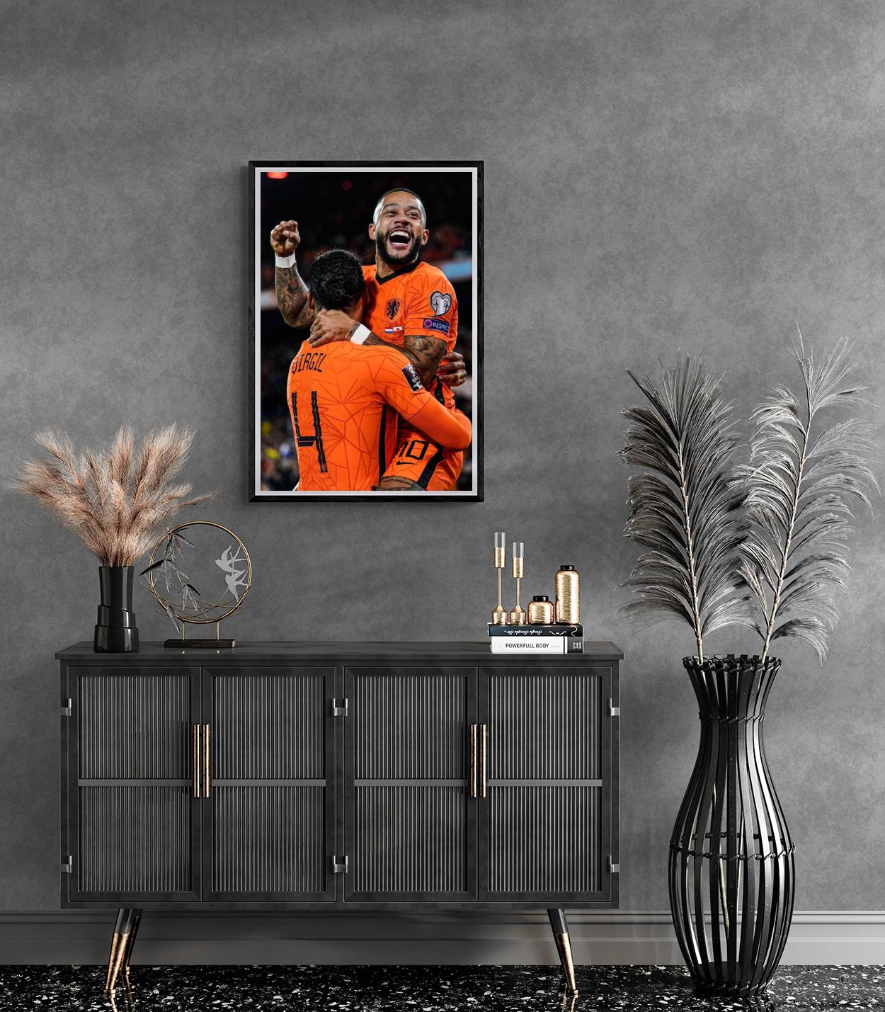 Memphis & Virgil Poster | Muurdecoratie Kunst | Schilderij voor Woonkamer en Kantoor | Wanddecoratie | Kleurrijk Design | Uniek Interieur Stijl