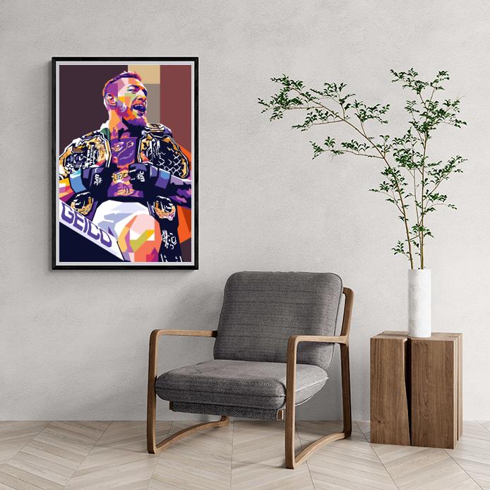 Conor McGregor Muurdecoratie | Inspirerende Wanddecoratie voor Thuis & Gym | Hoogwaardige Poster | UFC Decor