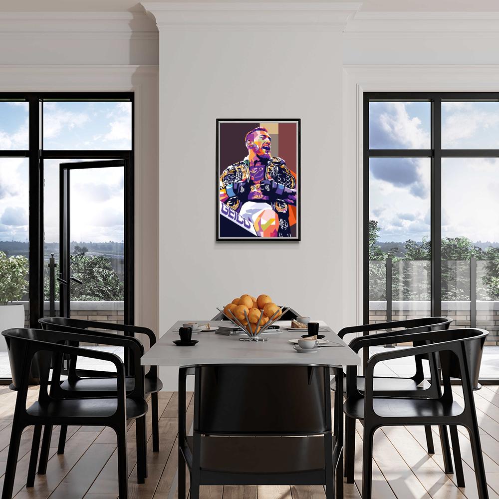 Conor McGregor Muurdecoratie | Inspirerende Wanddecoratie voor Thuis & Gym | Hoogwaardige Poster | UFC Decor