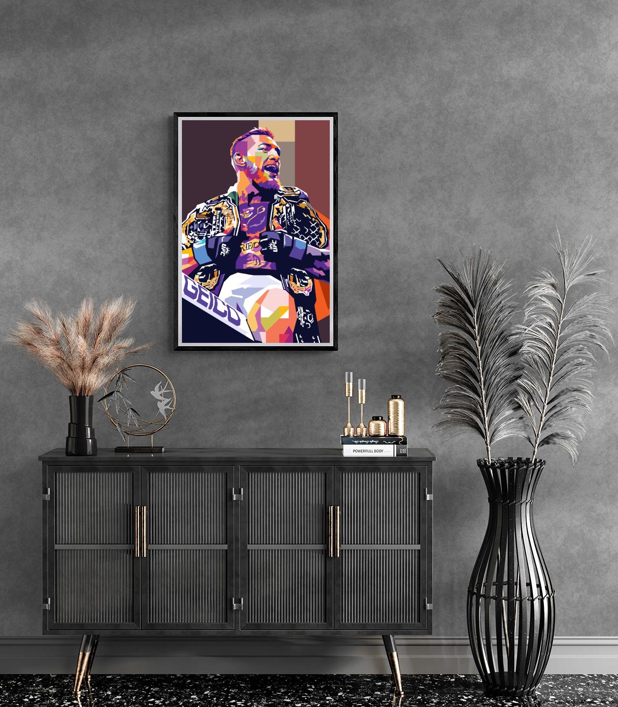 Conor McGregor Muurdecoratie | Inspirerende Wanddecoratie voor Thuis & Gym | Hoogwaardige Poster | UFC Decor