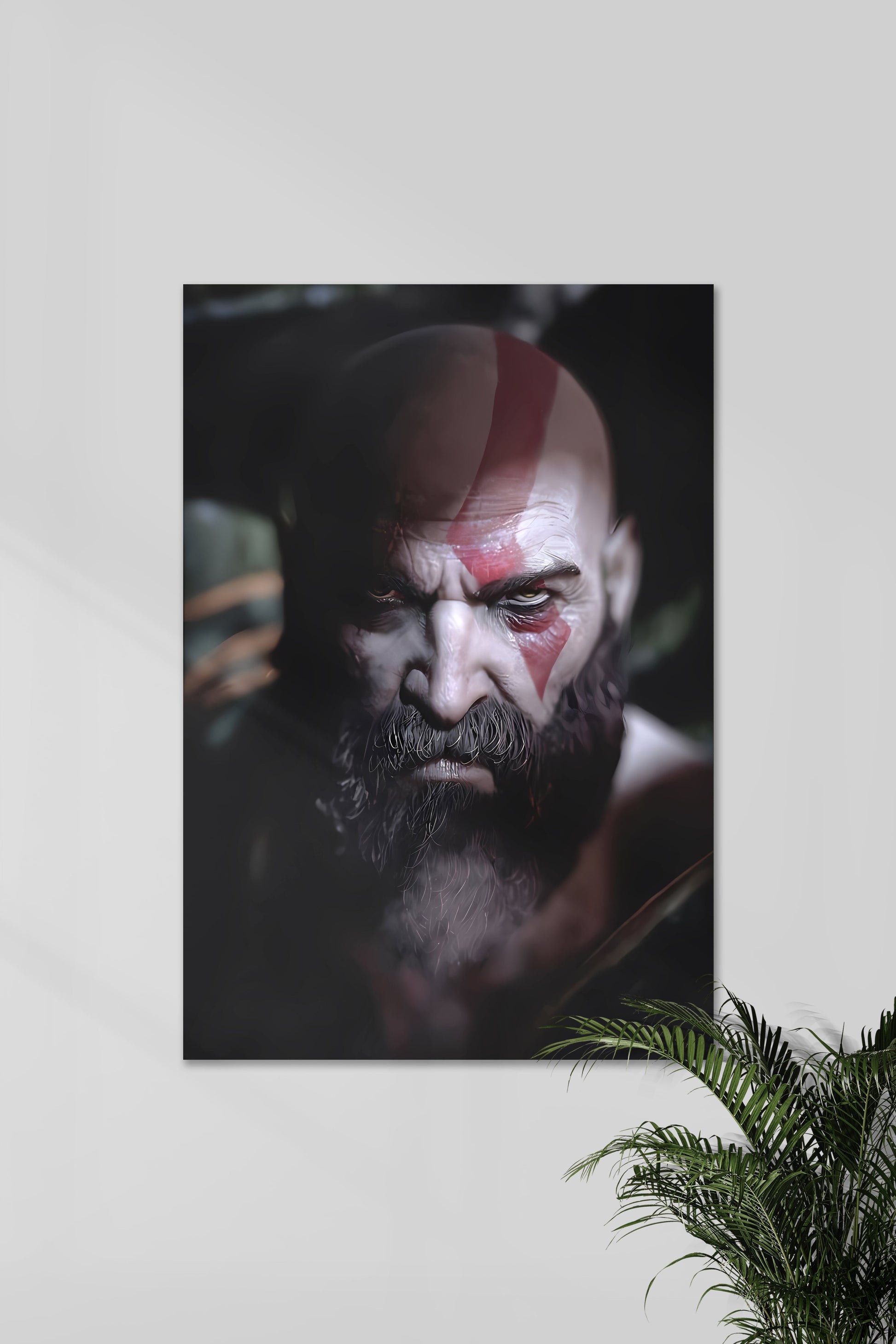 KRATOS | GOD OF WAR | Muurdecoratie Poster | Wanddecoratie voor Gamers | Game Kunst | Posters