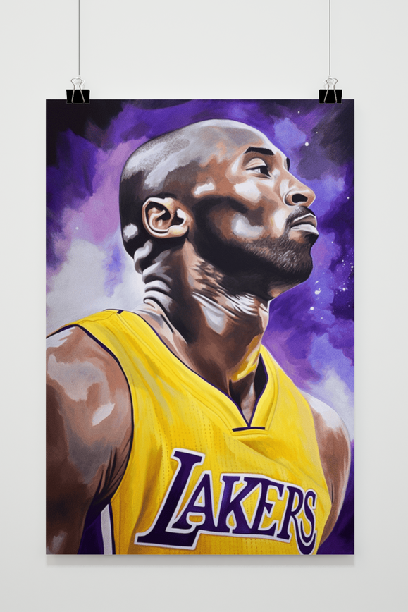Kobe Bryant Poster | Muurdecoratie | Wanddecoratie | Posters | Moderne Kunst