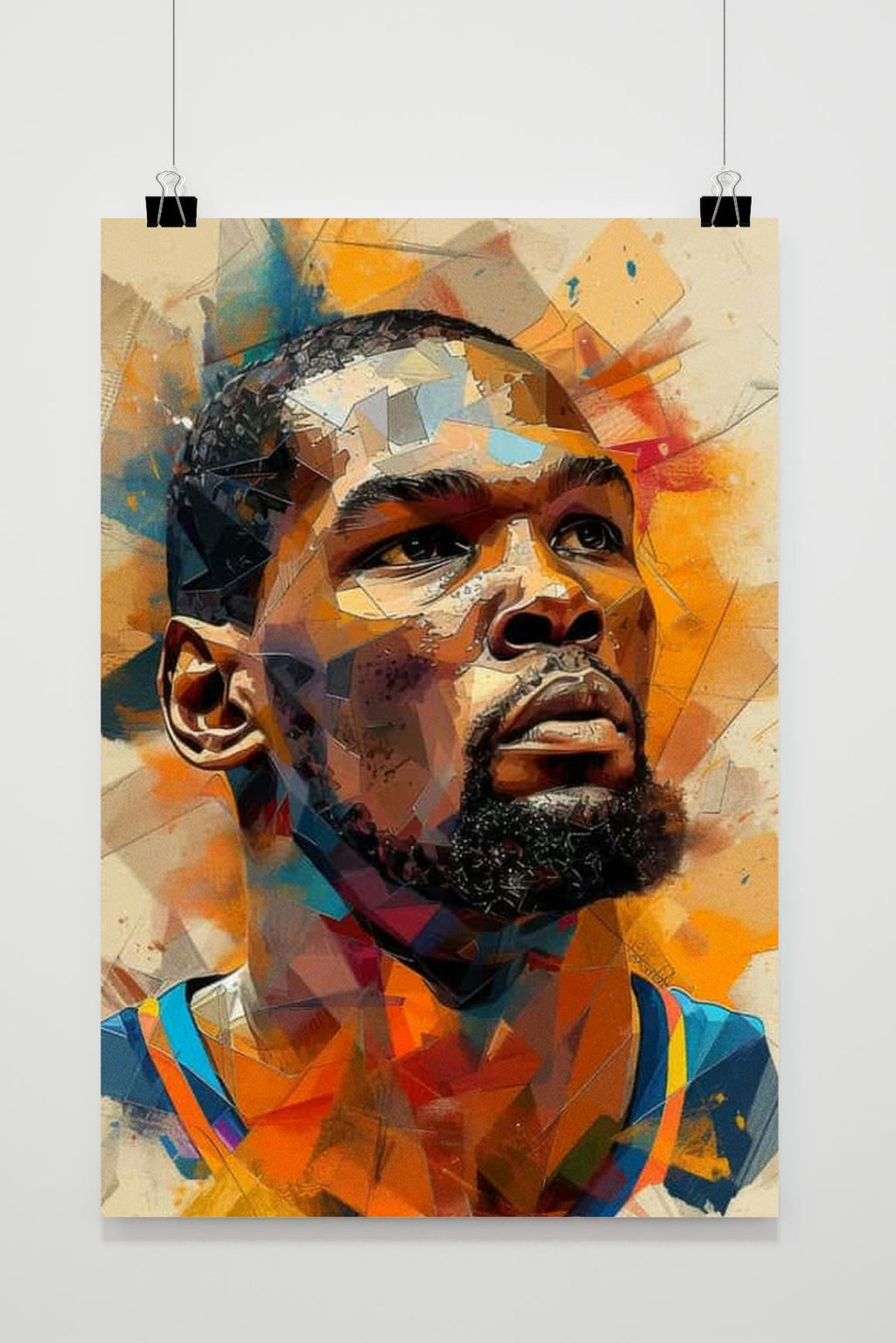 Kevin Durant MVP Edition | Muurdecoratie | Sportieve Wanddecoratie voor Woonkamer en Kantoor