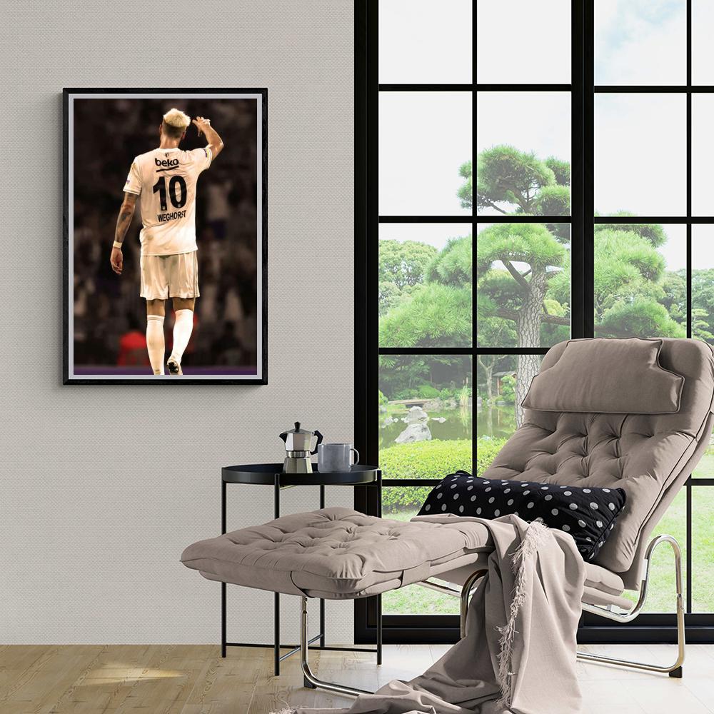 Wout Weghorst Poster | Muurdecoratie | Wanddecoratie | Sport Kunst | Home & Garden Decor | Printposter