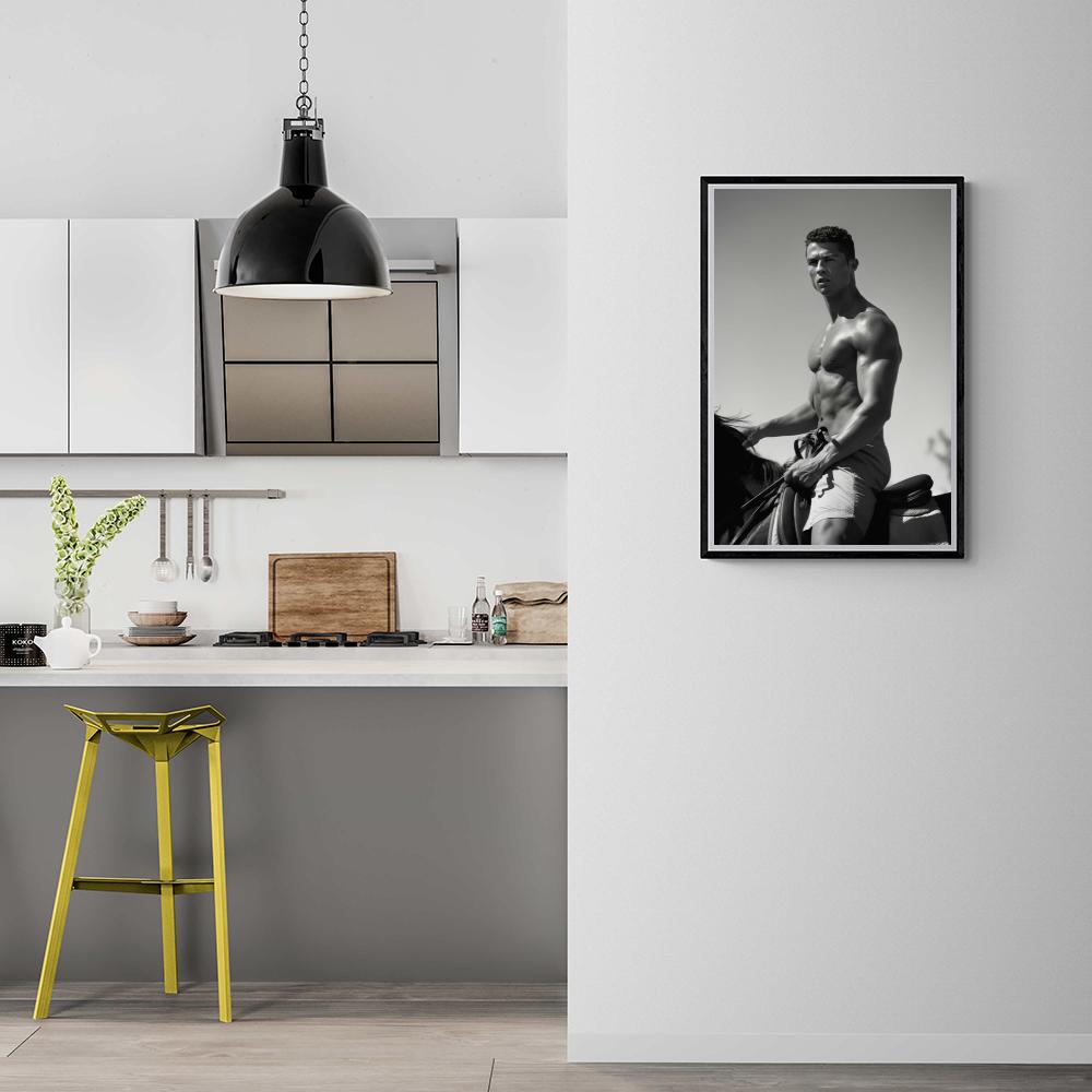 Cristiano Ronaldo Posters | Muurdecoratie Voetbal Ster | Wanddecoratie Sport | Home & Garden Kunst