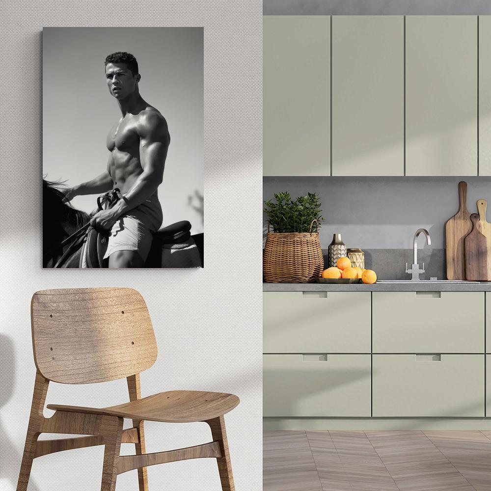 Cristiano Ronaldo Posters | Muurdecoratie Voetbal Ster | Wanddecoratie Sport | Home & Garden Kunst