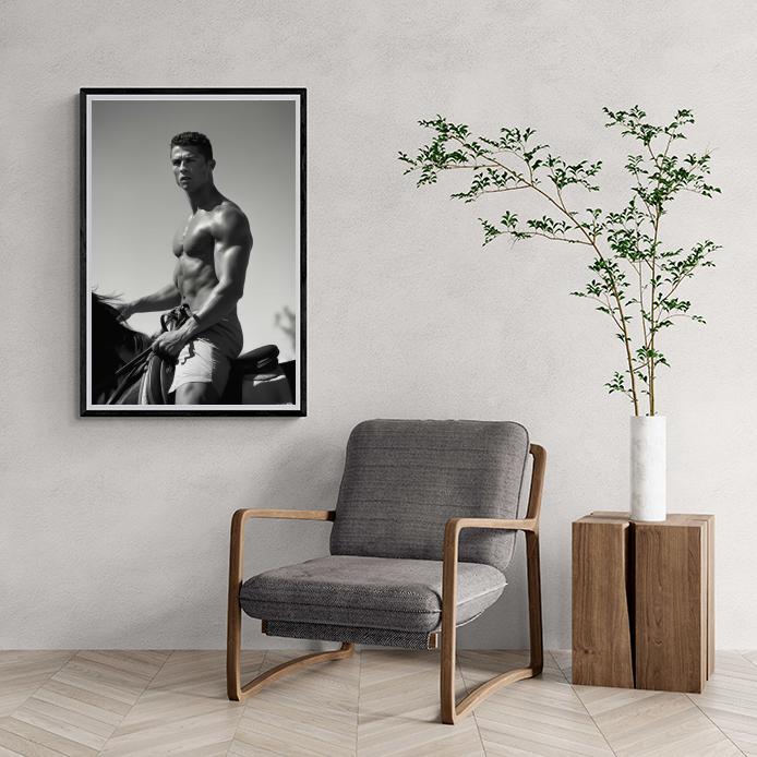 Cristiano Ronaldo Posters | Muurdecoratie Voetbal Ster | Wanddecoratie Sport | Home & Garden Kunst