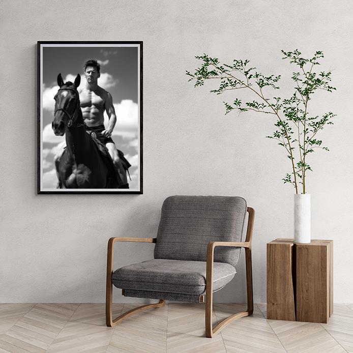 Lionel Messi | Voetballegende Poster | Muurdecoratie | Wanddecoratie | Soccer Star Kunst Print