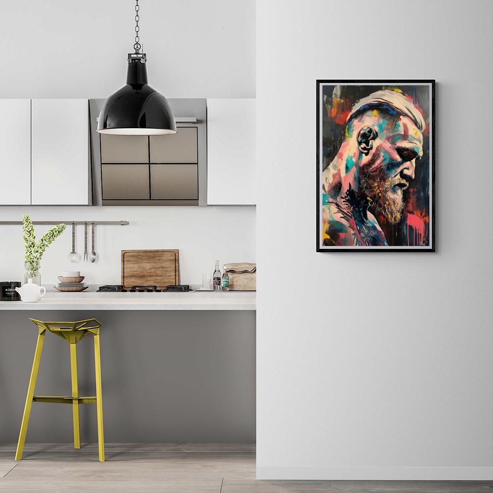 Conor McGregor Watercolor | Muurdecoratie Poster | Wanddecoratie Prent Mixed Martial Arts Champion | Schilderijen