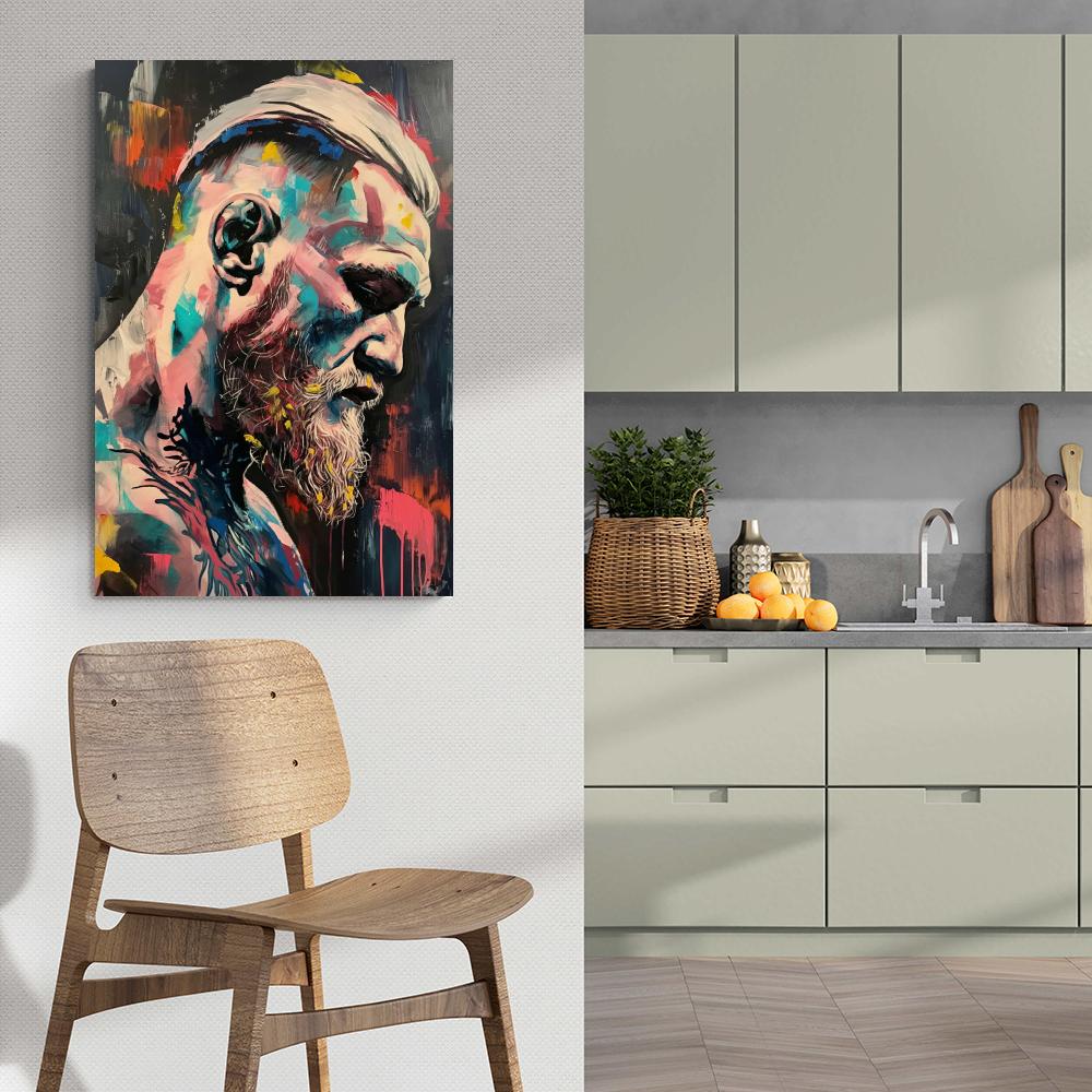 Conor McGregor Watercolor | Muurdecoratie Poster | Wanddecoratie Prent Mixed Martial Arts Champion | Schilderijen