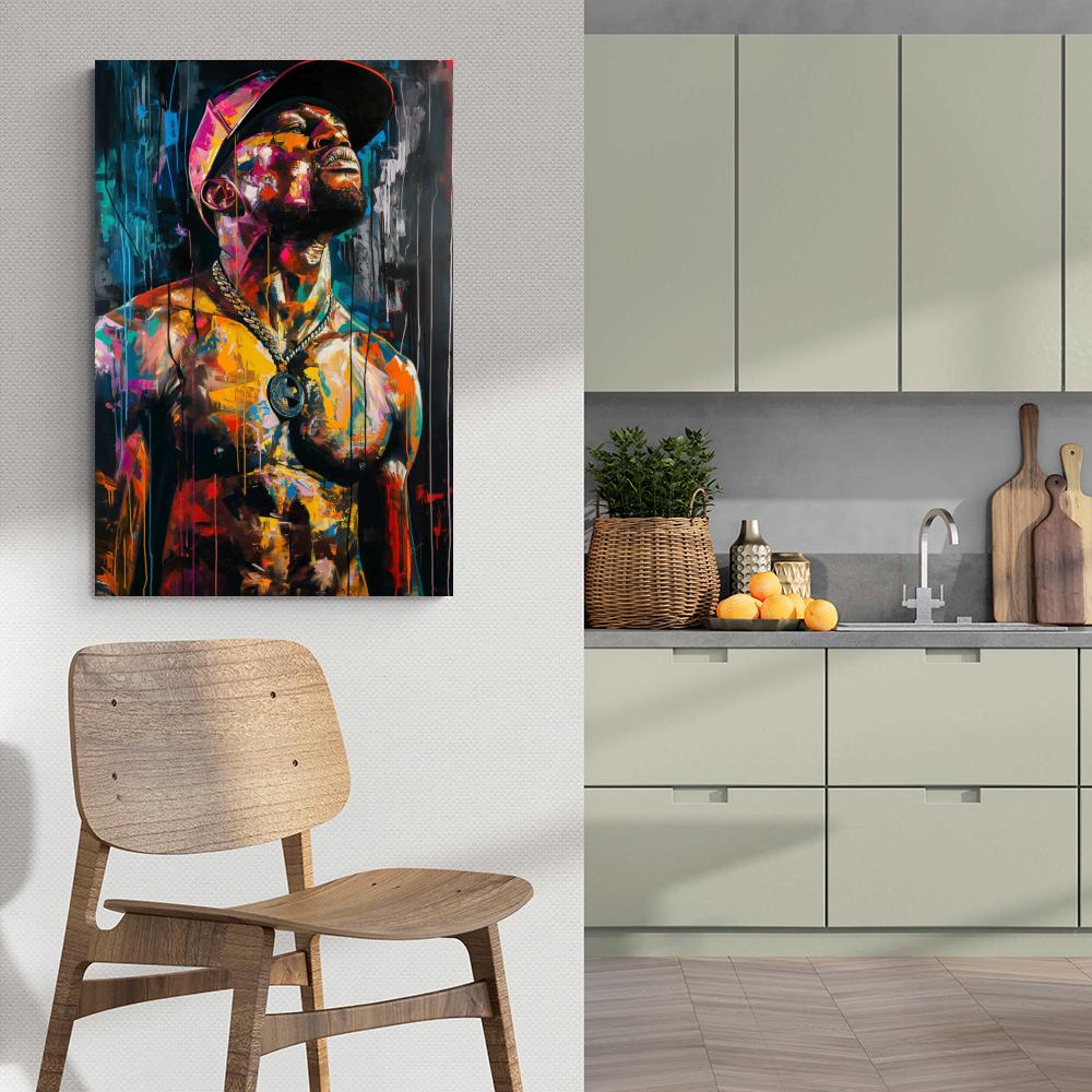 Floyd Mayweather Jr. Boxing Legend | Muurdecoratie voor thuis en kantoor | Iconische Wanddecoratie | Sportposters | Schilderijen voor boksliefhebbers