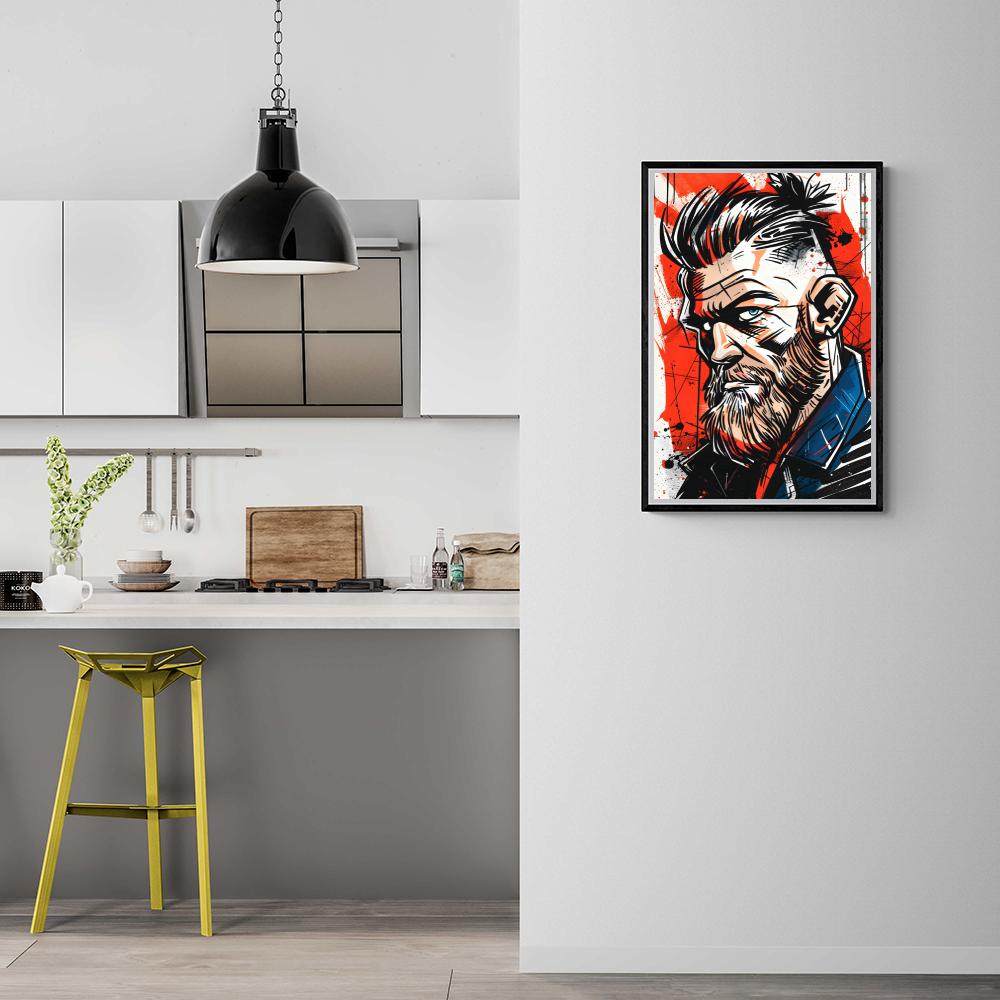 Conor McGregor Cartoon Posters | Wanddecoratie | Unieke Muurdecoratie voor Fans | Kunstprenten voor Thuis