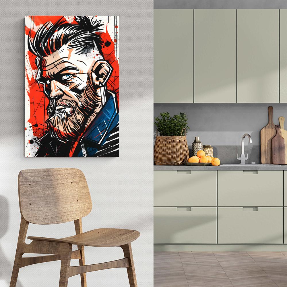 Conor McGregor Cartoon Posters | Wanddecoratie | Unieke Muurdecoratie voor Fans | Kunstprenten voor Thuis