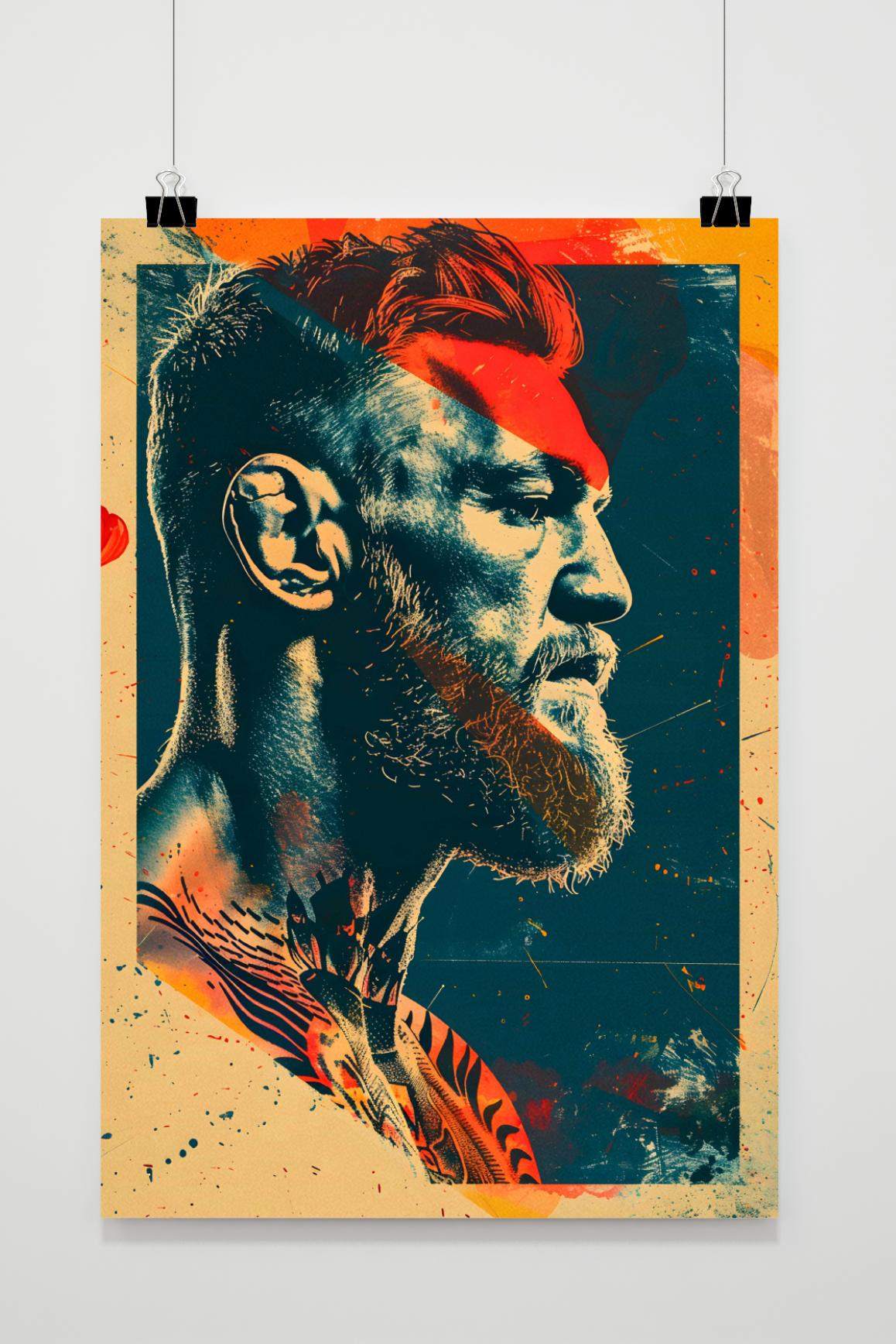 Conor McGregor Poster | MMA Wanddecoratie | Muudecoratie | Mixed Martial Arts Schilderijen | Sport Fans Geschenk