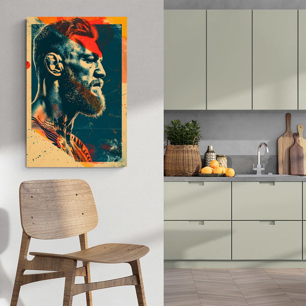 Conor McGregor Poster | MMA Wanddecoratie | Muudecoratie | Mixed Martial Arts Schilderijen | Sport Fans Geschenk