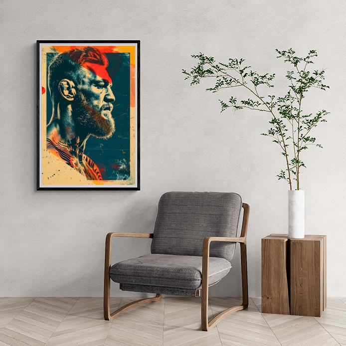 Conor McGregor Poster | MMA Wanddecoratie | Muudecoratie | Mixed Martial Arts Schilderijen | Sport Fans Geschenk