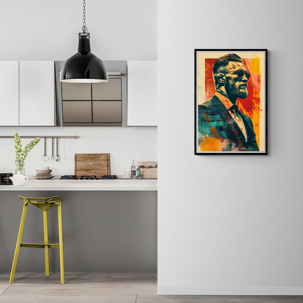 Conor McGregor Poster | Sport Motivatie Muurdecoratie | MMA Fighter Muurkunst | Huis & Tuin Decoratie