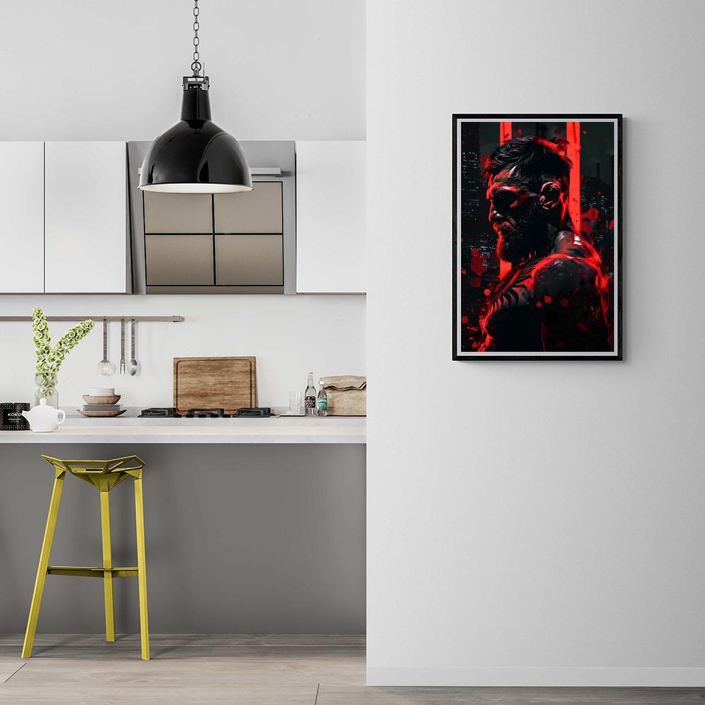 Conor McGregor | Inspirerend Muurdecoratie | MMA Kampioen | Wanddecoratie | Posters voor Thuis | Sport Kunst