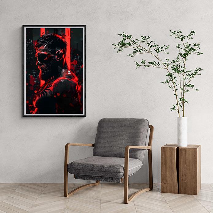 Conor McGregor | Inspirerend Muurdecoratie | MMA Kampioen | Wanddecoratie | Posters voor Thuis | Sport Kunst
