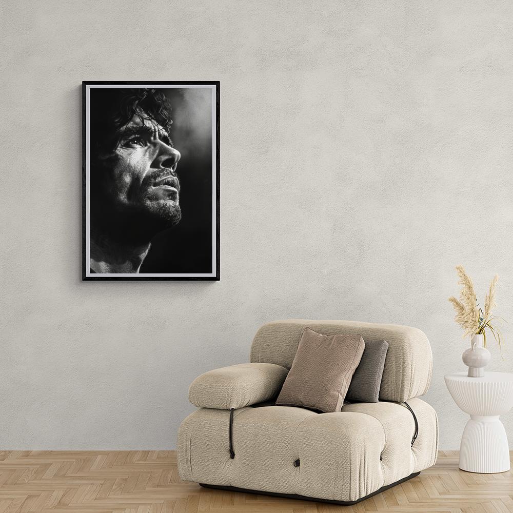 Diego Maradona Poster | Wanddecoratie | Mooie Muurdecoratie voor Thuis | Sport Memorabilia | Levendige Kleuren | Ideaal voor Fans |