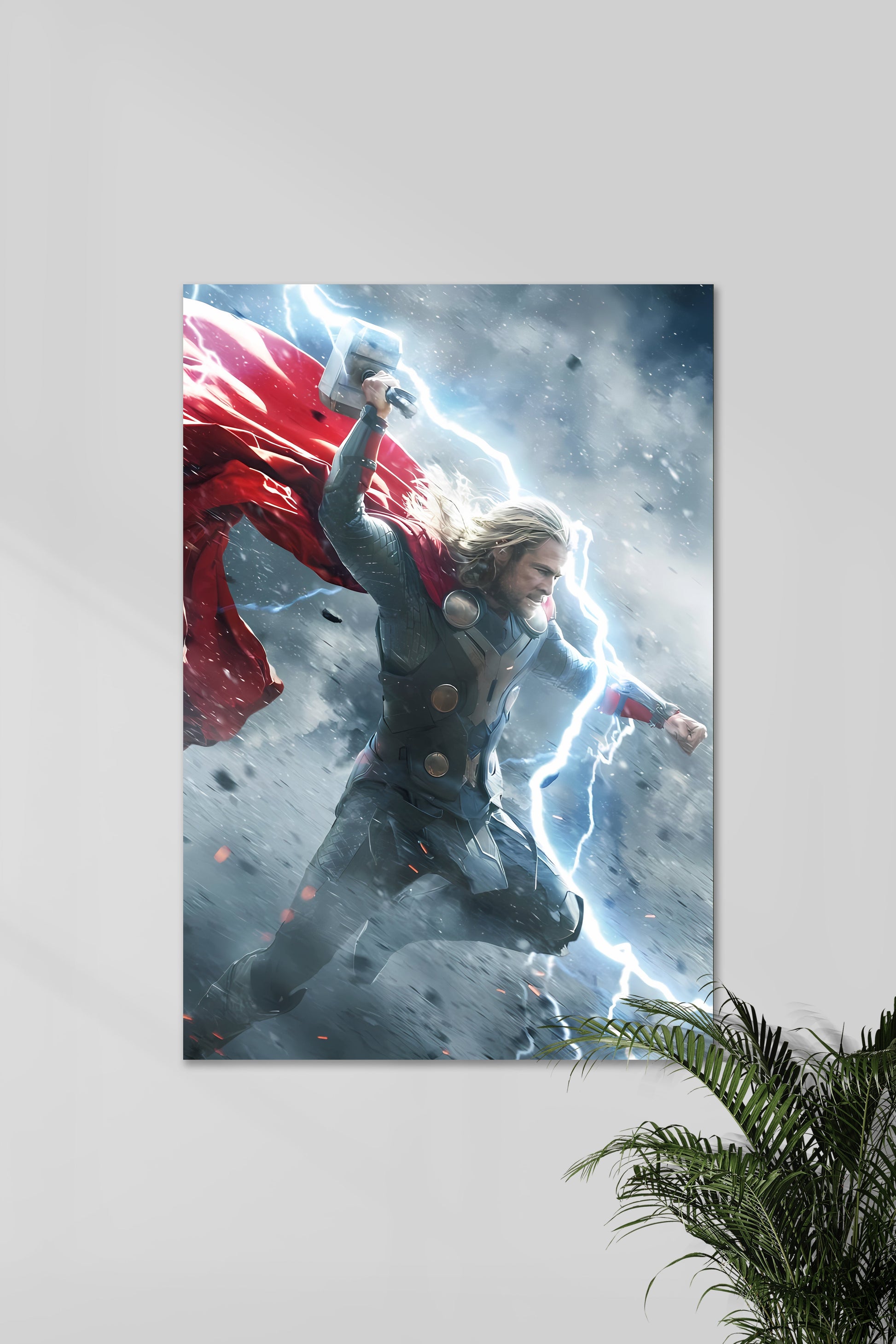 Thor Lightning poster | MCU wanddecoratie | God of thunder | Filmposter muurdecoratie | Kunstprints
