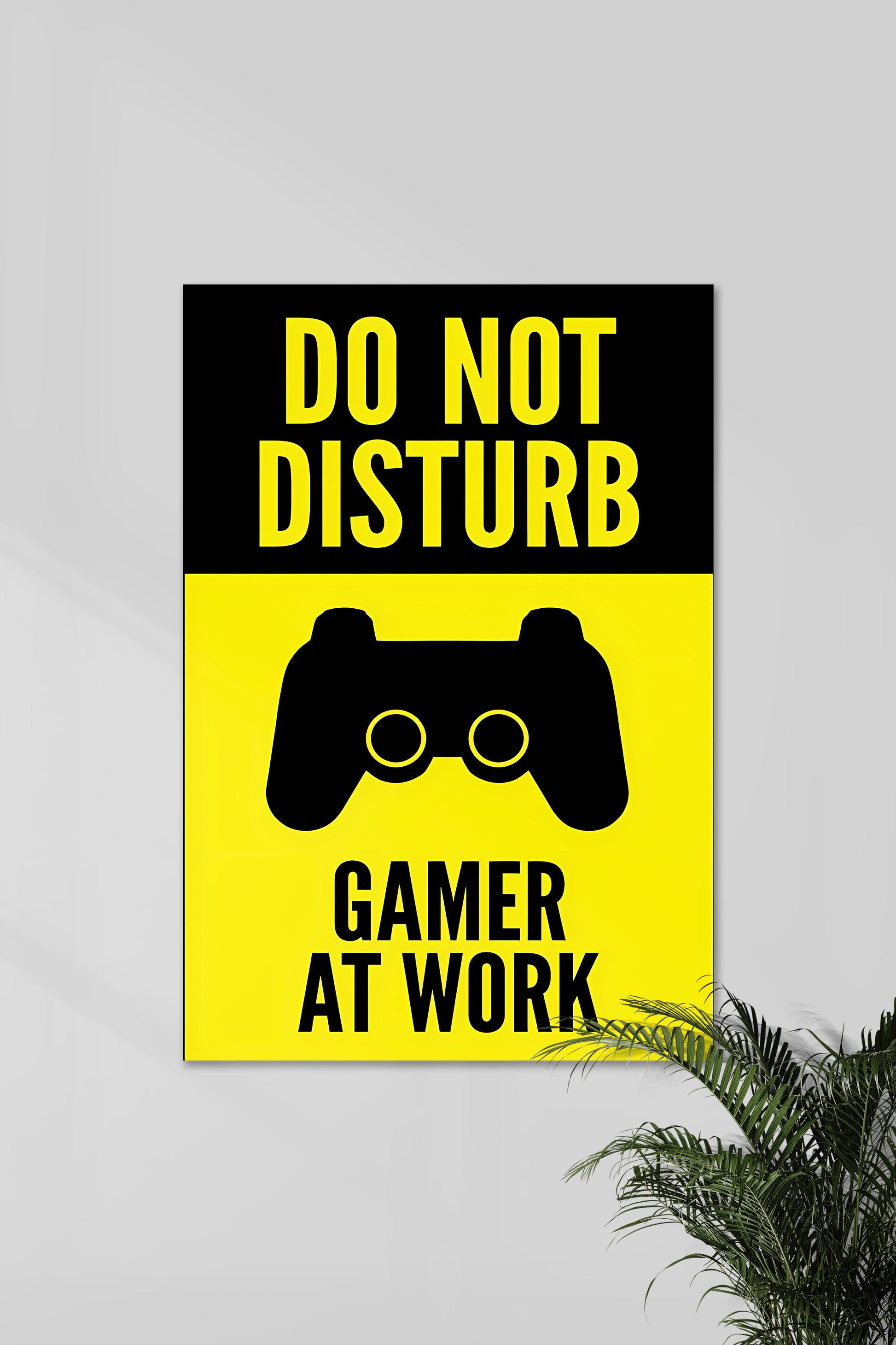 Do Not Disturb | Gamer at Work | Muurdecoratie | Wanddecoratie | Posters voor Gaming Ruimte | Gamekamer Decor