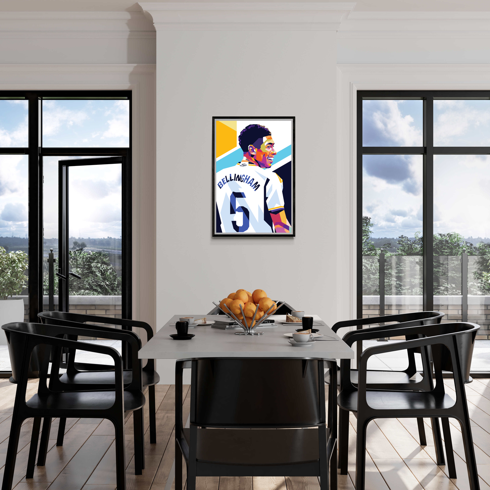 Jude Bellingham | Poster | Muurdecoratie Voetbal Ster | Sport Wanddecoratie | Schilderijen voor Huis & Tuin