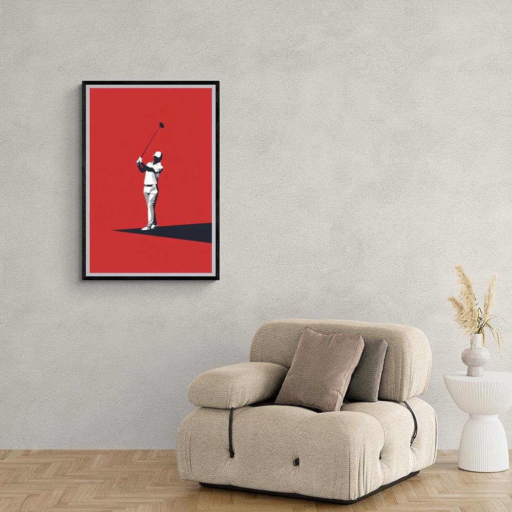 Golf Pop Art | Posters Muurddecoratie | Moderne Wanddecoratie | Kunst voor Huis & Tuin