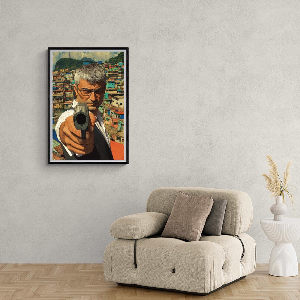 Yusuf Dikec | Pistol Artwork | Muurdecoratie | Wanddecoratie | Posters voor Huis & Tuin │ Schilderijen