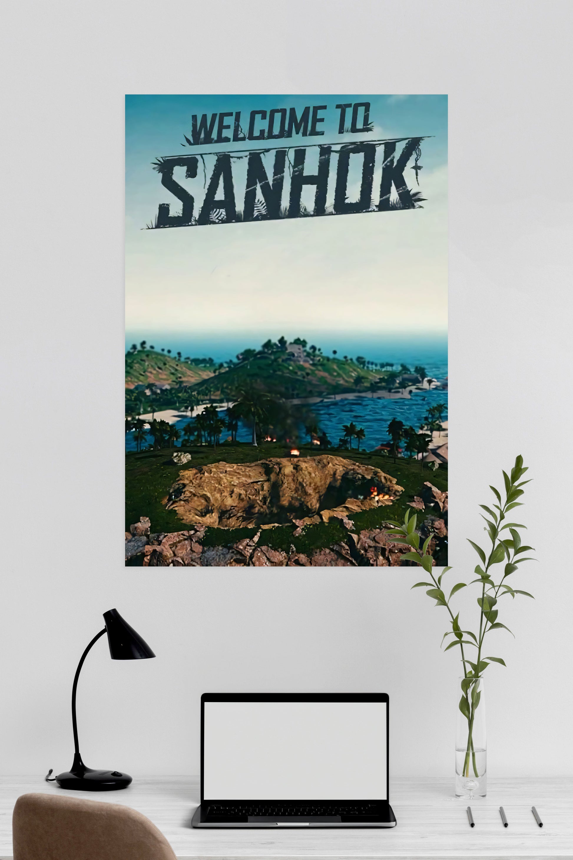 SANHOK | PUBG Game | Muurdecoratie | Wanddecoratie Posters | Schilderijen | Canvas Kunst