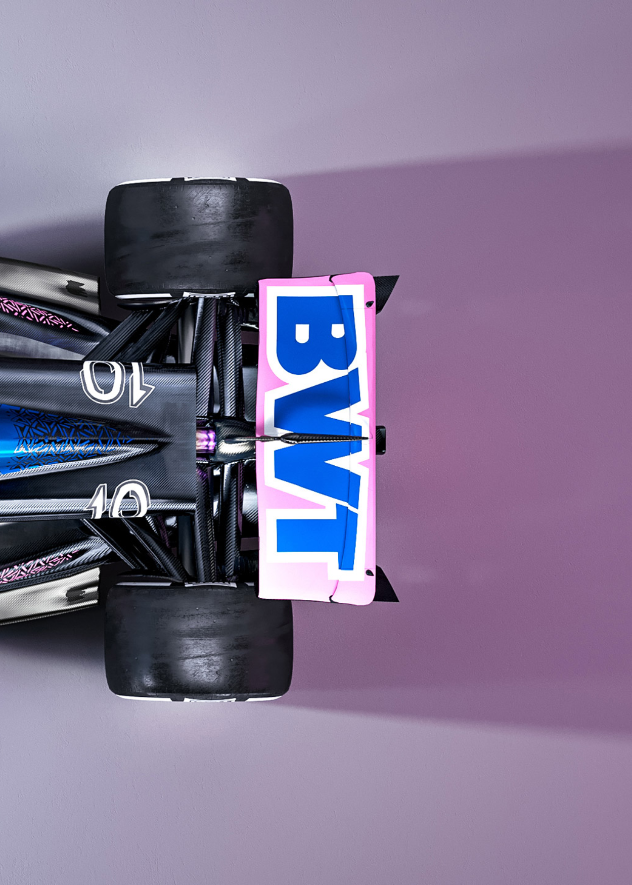 3-delig | Alpine F1 Team Auto | Formule 1 Race Kunst | Driedelige Motorsport Poster | Wanddecoratie