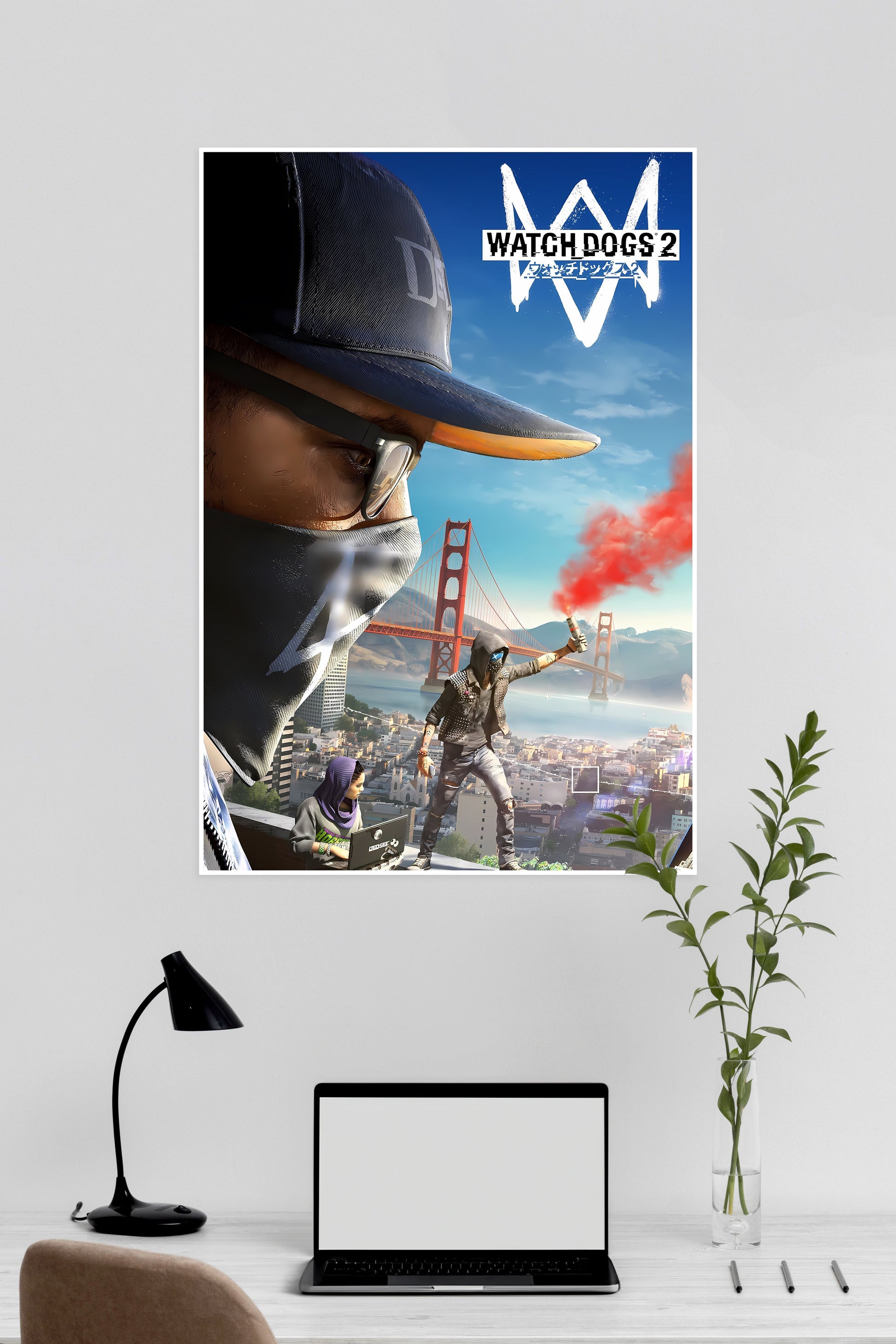Watch Dogs 2 Posters | Muurdecoratie | Wanddecoratie | Game Posters | PlayStation Kunst | Decoratie