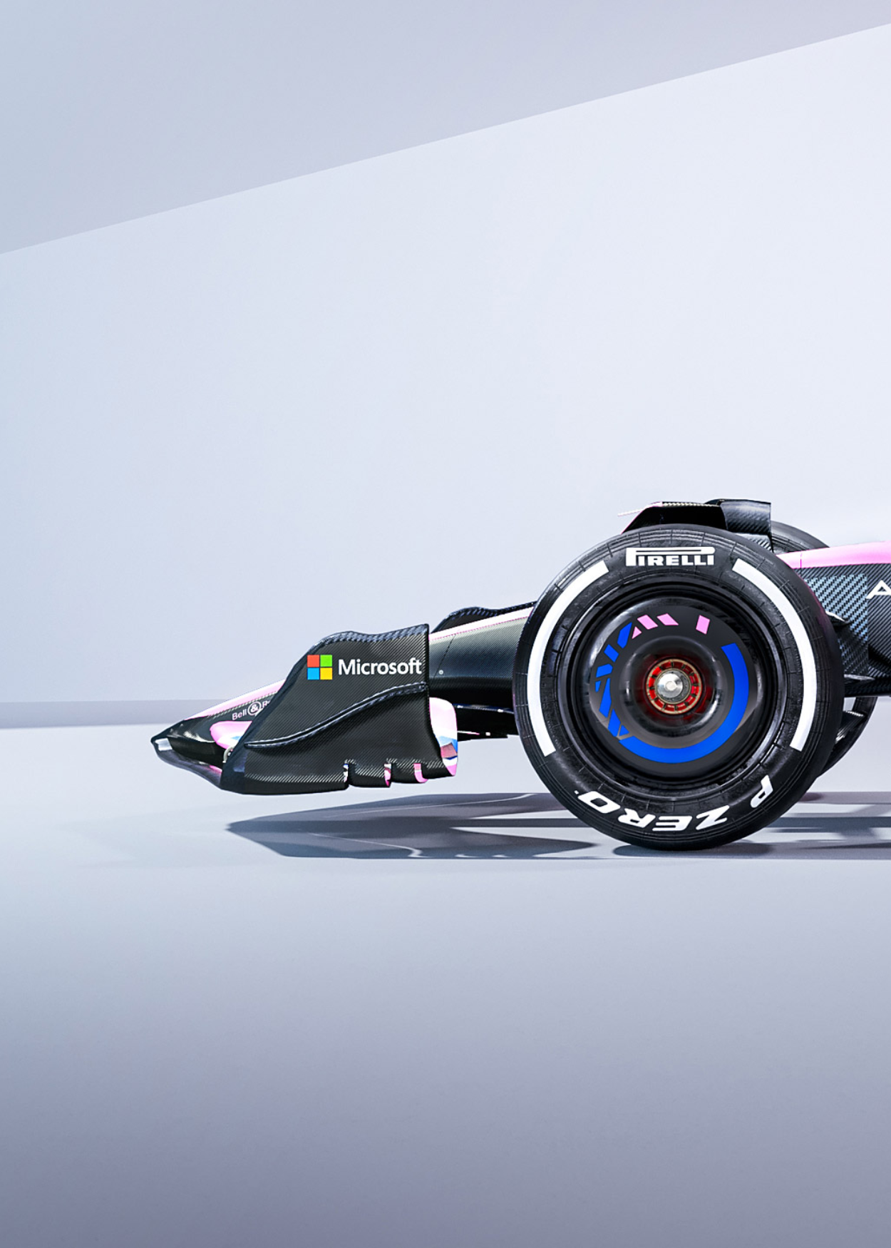 Alpine F1 Team | Driedelige Formule 1-racewagenposter | 3-delige wanddecoratie | Motorsportdecoratie