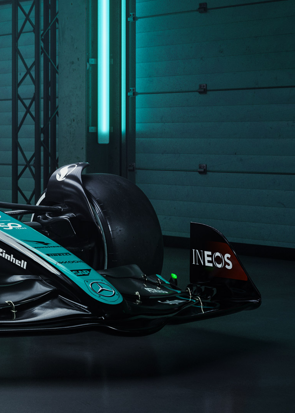 Mercedes Formule 1 Racewagen Poster | 3-delige Wandkunst | Lewis Hamilton | Driedelig | Motorsport Decoratie | Thuiskantoor Decoratie