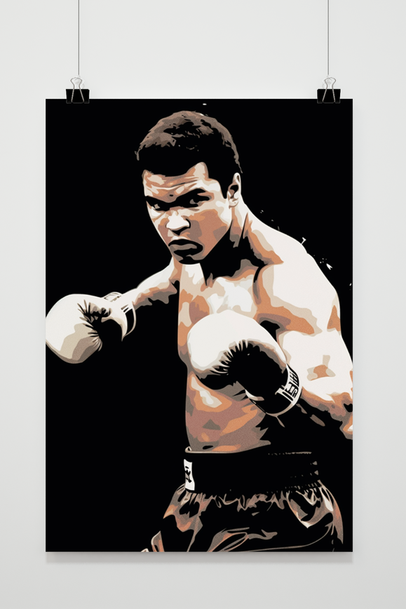 Muhammad Ali | Wanddecoratie | Posters | Muurdecoratie | Canvas Kunst | Huisdecoratie