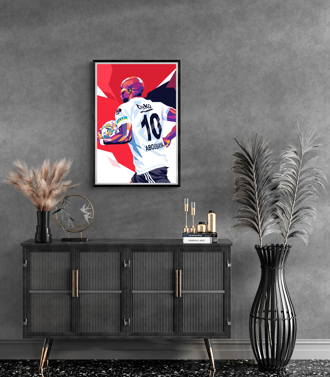 Vincent Aboubakar Posters | Muurdecoratie | Wanddecoratie | Visual Artwork | Kunstendrukkingen