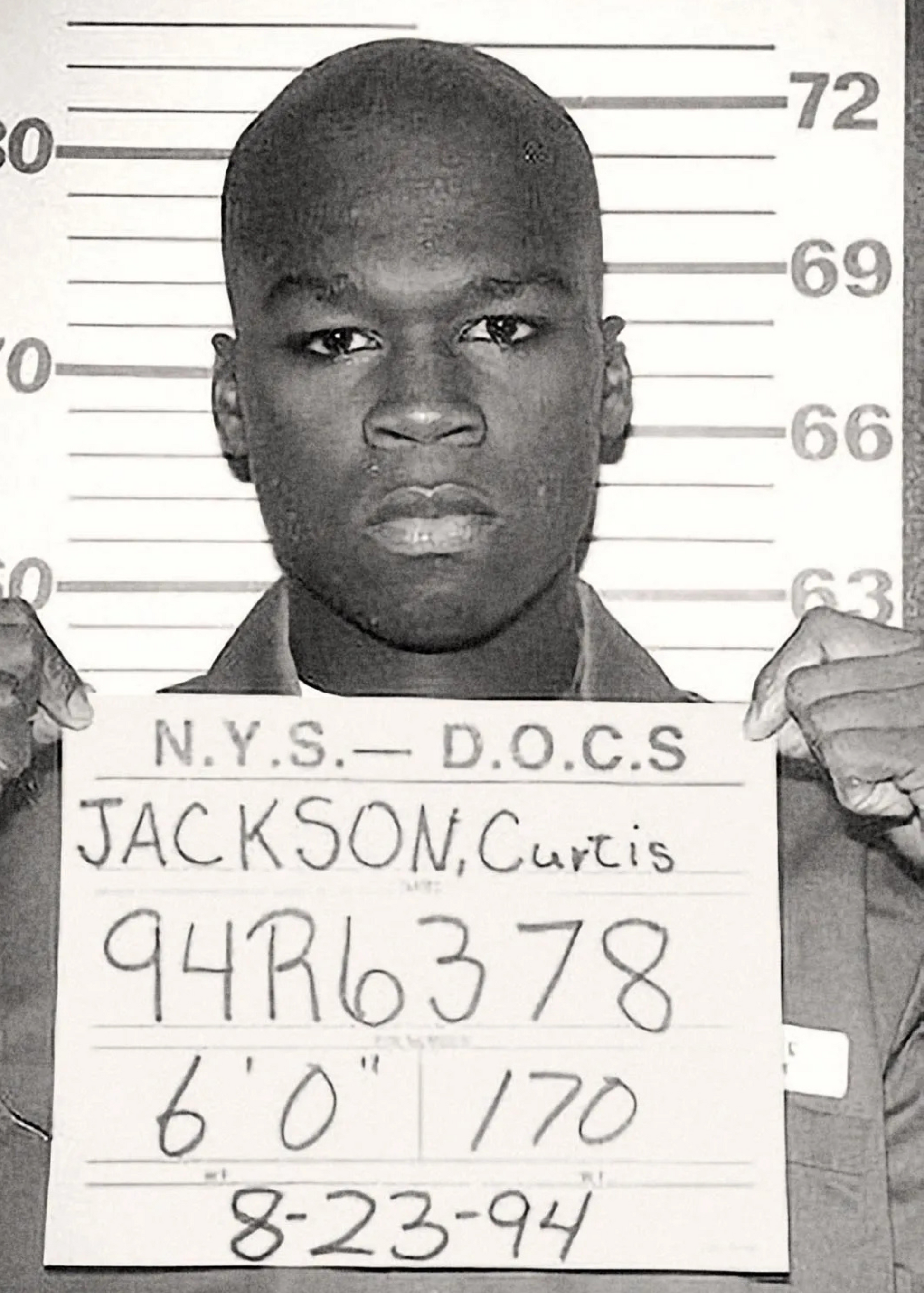 50 Cent Mugshot Poster | Iconische Hip Hop Kunst | Muurdecoratie | Wanddecoratie Posters Kunst
