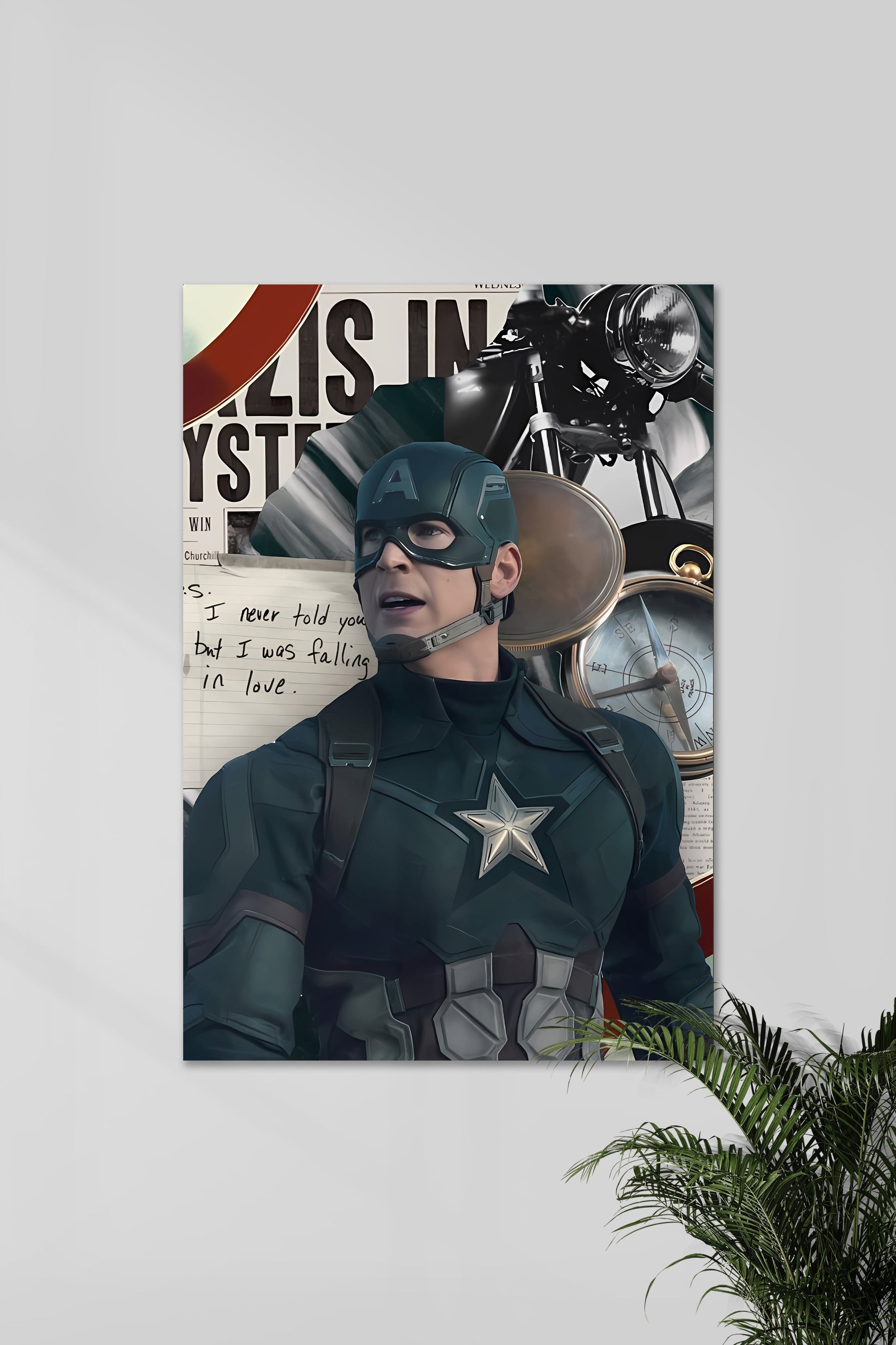 Captain Rogers | Civil War | Marvel | Muurdecoratie | Wanddecoratie | Posters | Kunst | Films | MCU