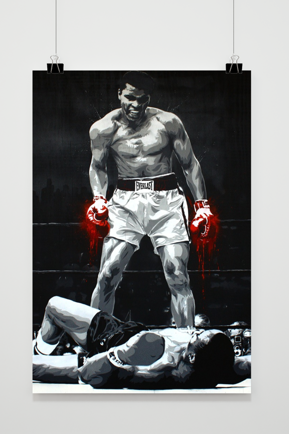 Muhammad Ali | Muurdecoratie | Wanddecoratie | Posters | Schilderijen | Canvas kunst | Beroemde Bokser