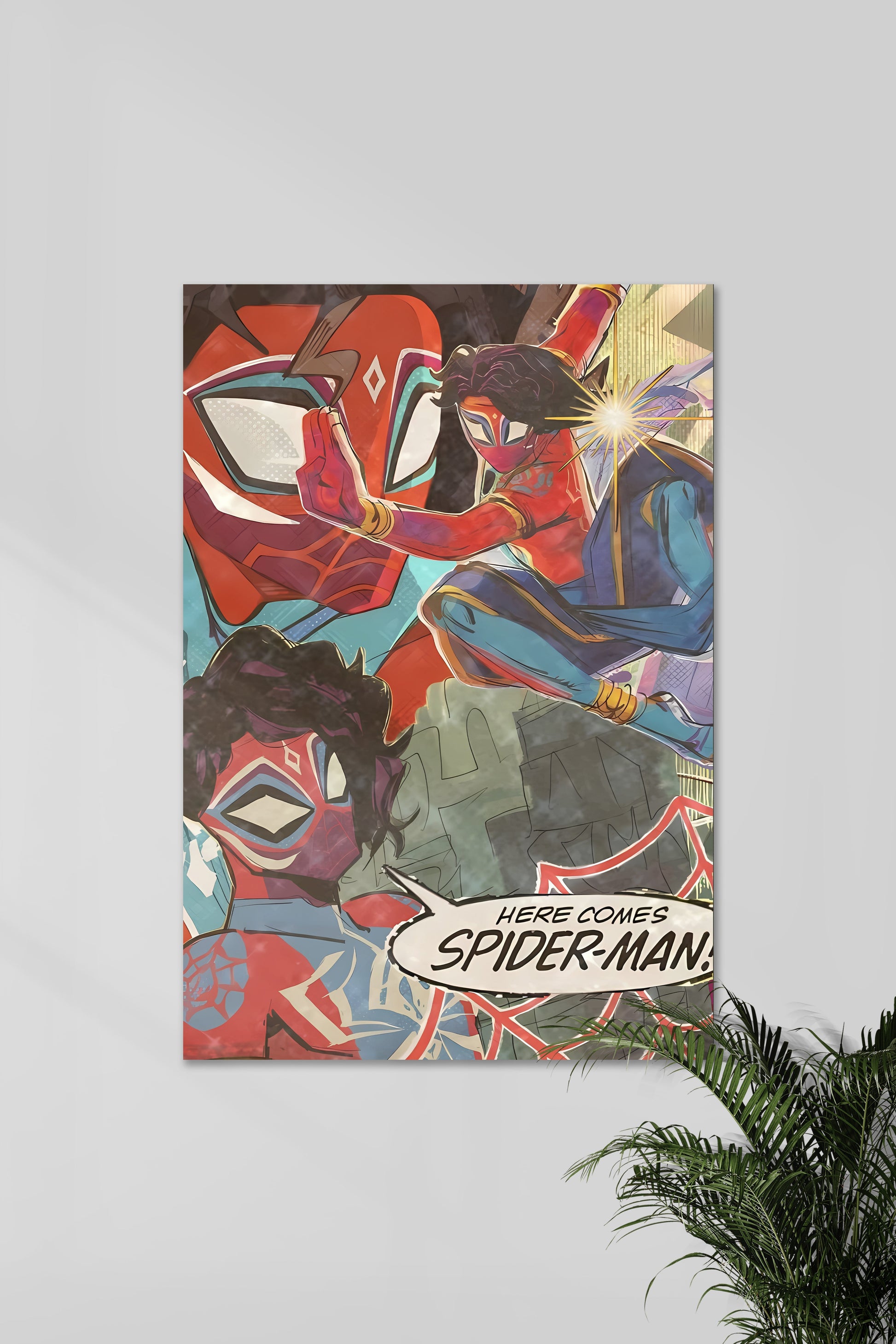 Pavitr Prabhakar Poster | Spider Man Wanddecoratie | MCU Film Muurdecoratie | Posters | Schilderijen