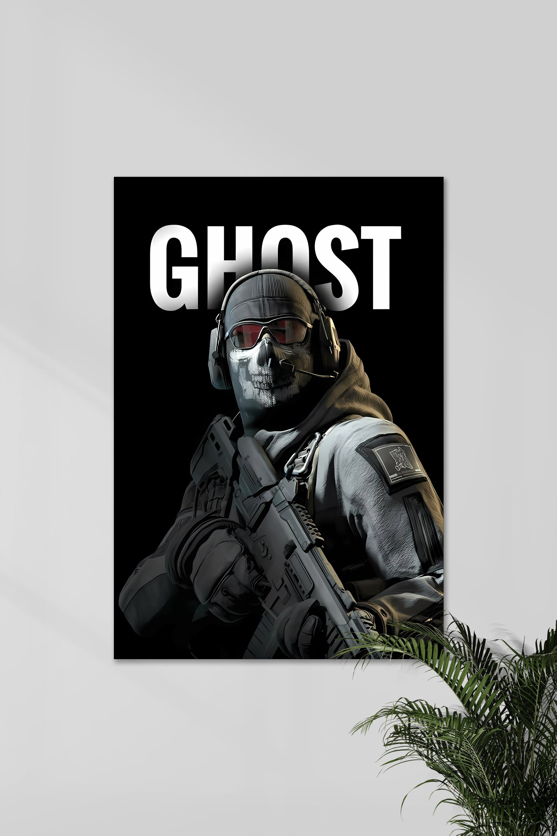THE GHOST | Game Posters | Woonkamer Muurdecoratie | Wanddecoratie Kunst | Ghost Co Op stijl