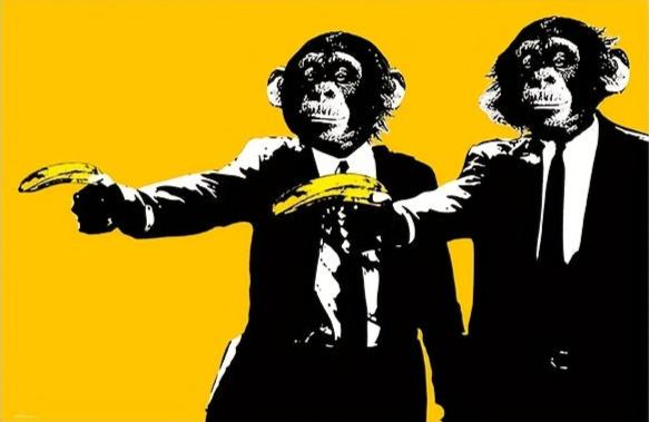 "Pulp Fiction" Poster | Wanddecoratie | Muurdecoratie | Monkey Art | Home Decor | Kunst | Posters